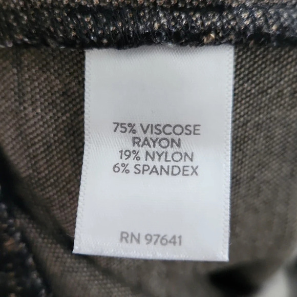 J.Jill | Plaid Ponte Slim Leg Pull On Stretch Pants - Size S Petite - Picture 10 of 11